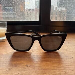 Quay Australia x Desi Perkins Black Sunglasses